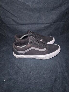 Vans BMX Old Skool Shoes Mens Sz 8.5 Skate Sneakers Black Skateboarding.
